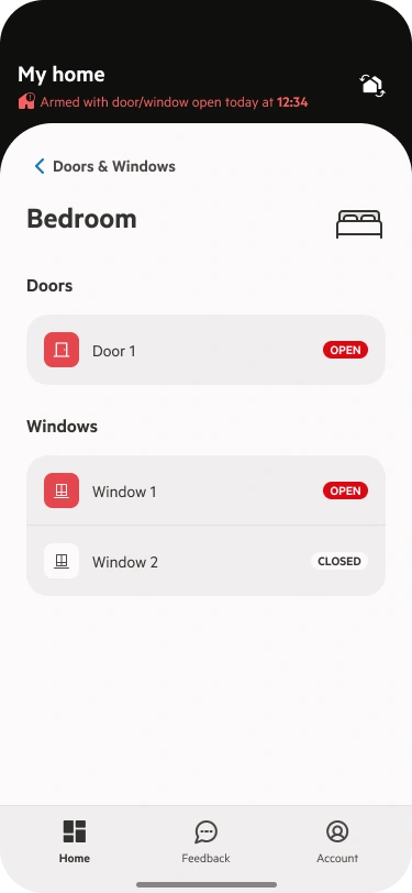 Door and window control