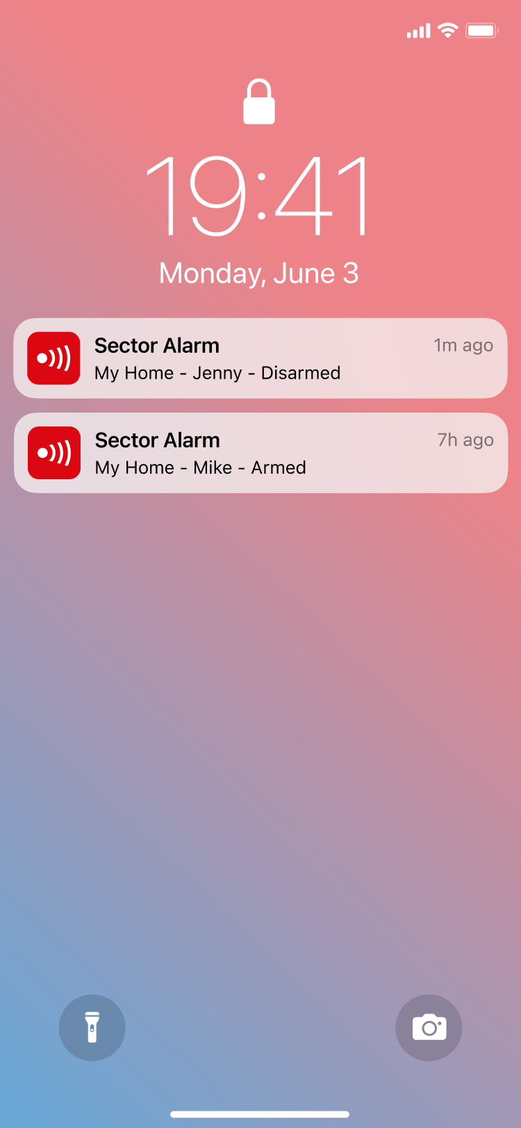 Sector Alarm App