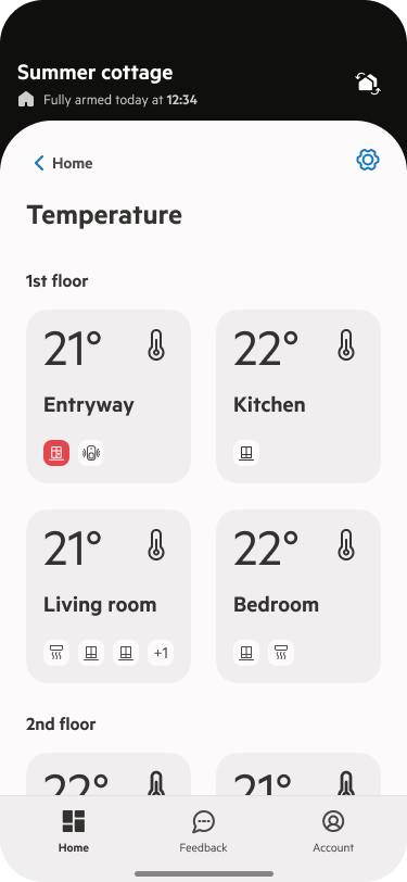 App Verifique a temperatura e a humidade