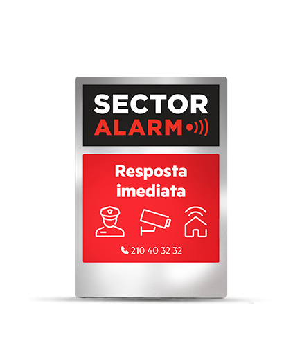 Placas e autocolantes Sector Alarm