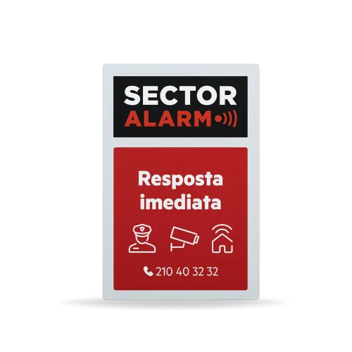 Placas e Autocolantes dissuasores