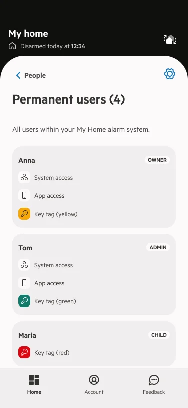 User Management App Sector Alarm